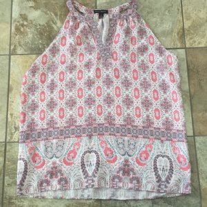 Pink and Navy tank top